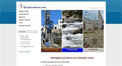 Desktop Screenshot of geopruzkum.com